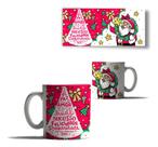 Caneca Porcelana A Magia Do Natal Mensagem Papai Noel Frase