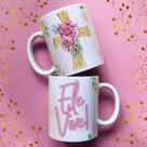 Caneca porcelana a pascoa ele vive 325 ml