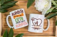 Caneca porcelana acredite no que faz e lute pelo que acredita