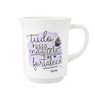 Caneca Porcelana Americana Branca Salmo 220ml Caneca Porcelana Americana Branca Salmo 220ml