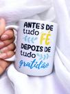 Caneca porcelana antes de tudo fé depois de tudo gratidão Caneca porcelana antes de tudo fé depois de tudo gratidão