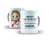 Caneca Porcelana Bíblia Enquanto Deus For Meu Chão Caneca Porcelana Bíblia Enquanto Deus For Meu Chão