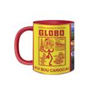 Caneca Porcelana Biscoito Globo Rio de Janeiro Sou Carioca