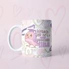 Caneca porcelana branca 325ml - Dia dos professores