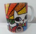 Caneca porcelana branca estamapada