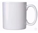 caneca porcelana branca