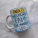 Caneca Porcelana Branca Personalizada Pai