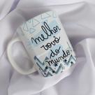 Caneca Porcelana Branca Personalizada Vovô