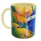 Caneca Porcelana Brasil Natureza Pais Tropical
