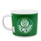 Caneca Porcelana Café Chá Larga Palmeiras Campeão 350 Ml