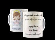 Caneca Porcelana Católica Anjo da Guarda Anjinha da Guarda Caneca Porcelana Católica Anjo da Guarda Anjinha da Guarda