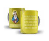 Caneca Porcelana Católica São Pedro Protegei Nossas Famílias