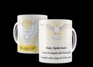 Caneca Porcelana Católica Vinde Espírito Santo