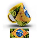 Caneca Porcelana Coleção Brasil Natureza Bandeira