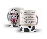 Caneca Porcelana Coleção Vaca Louca 11 Caneca Porcelana Coleção Vaca Louca 11