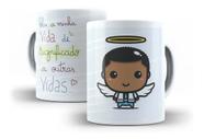 Caneca Porcelana "Coleção Vai Passar" Médico Herói Que Minha Vida Dê Significado