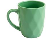 Caneca Porcelana Colorida Diamond 325ml