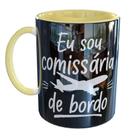 Caneca Porcelana Comissaria De Bordo Aeromoca Caneca Porcelana Comissaria De Bordo Aeromoca