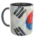 Caneca Porcelana Coreia do Sul Bandeira