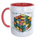 Caneca Porcelana Cubo Mágico - Rubik Cube Caneca Porcelana Cubo Mágico - Rubik Cube