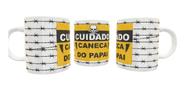 Caneca Porcelana Cuidado Caneca Do Papai