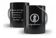 Caneca Porcelana Curso Engenharia Com Frase