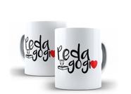 Caneca Porcelana Curso Pedagogia com Coração