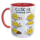 Caneca Porcelana Cuscuz Nordestino