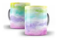 Caneca Porcelana Decoração Tie Dye 06 Caneca Porcelana Decoração Tie Dye 06