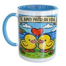 Caneca Porcelana Dia Namorados Te Amo Patodavida