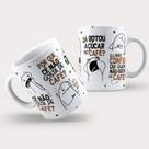 Caneca Porcelana Divertida Café - CAF-06 Caneca Porcelana Divertida Café - CAF-06