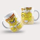 Caneca Porcelana Divertida Smile - CAF-18