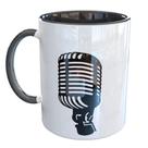 Caneca Porcelana Dj's Microfone Caneca Porcelana Dj's Microfone