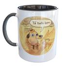 Caneca Porcelana Dog on Fire Meme Tá tudo bem Caneca Porcelana Dog on Fire Meme Tá tudo bem