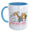 Caneca Porcelana Doida dos Gatos Gateira Caneca Porcelana Doida dos Gatos Gateira