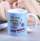 Caneca Porcelana És Grande Mãe e uma Super Madrinha Est.Madrinha azul Presente dia das Mães Zlprint Caneca Porcelana És Grande Mãe e uma Super Madrinha Est.Madrinha azul Presente dia das Mães Zlprint