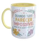 Caneca Porcelana Evangélica Filha De Deus