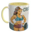Caneca Porcelana Exercício Funcional Exercícios Estilo Maromba