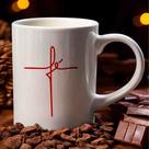 Caneca Porcelana - Fé - Cristã Caneca Porcelana - Fé - Cristã