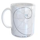 Caneca Porcelana Fibonacci Matemática