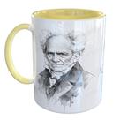Caneca Porcelana Filósofo Arthur Schopenhauer Frase