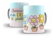 Caneca Porcelana Floresça Onde Deus Te Plantar Presente