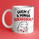 Caneca porcelana flork amigas, quem é a minha guerreira 325ml