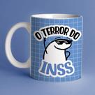 Caneca porcelana flork pais - o terror do inss 325ml Caneca porcelana flork pais - o terror do inss 325ml