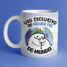 Caneca porcelana flork pais - uso exclusivo do melhor pai do mundo 325 ml Caneca porcelana flork pais - uso exclusivo do melhor pai do mundo 325 ml