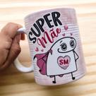 Caneca porcelana flork super mãe sm 325ml Caneca porcelana flork super mãe sm 325ml