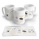 Caneca Porcelana Frases Grey's Anatomy 325-ML