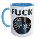 Caneca Porcelana Fuck It Off Engracado Caneca Porcelana Fuck It Off Engracado