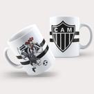 Caneca Porcelana Futebol Atlético MG - Galo - TIM-20
