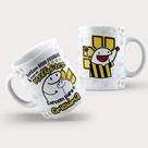 Caneca Porcelana Futebol Criciúma Esporte Clube - TIM-97 Caneca Porcelana Futebol Criciúma Esporte Clube - TIM-97